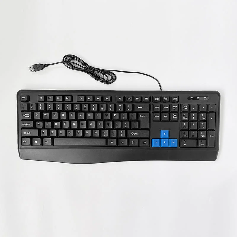 New Design 104 105 Keys USB OEM Wired Standard Keyboard Basic PC Computer Keyboard for Home Office Laptop Desktop K-2015