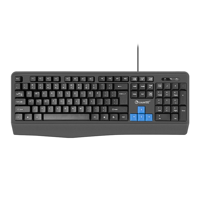 New Design 104 105 Keys USB OEM Wired Standard Keyboard Basic PC Computer Keyboard for Home Office Laptop Desktop K-2015